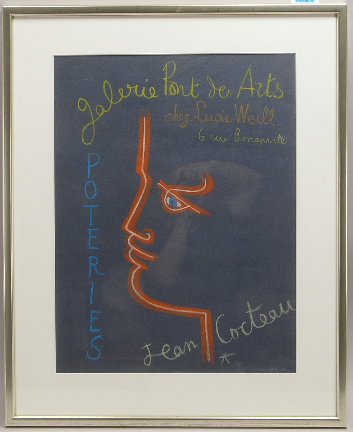 Plakat, 'Poteries - Galerie Pont des Arts chez Lucie Weill, Paris', Farblithogr./Velin