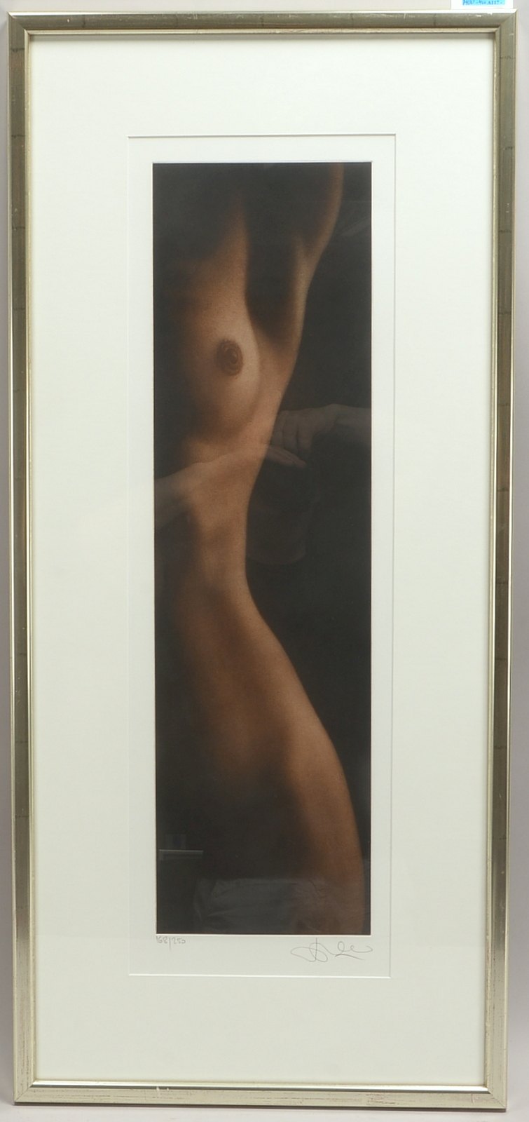 Kissmer, Willi (1951 - 2018, Duisburg), 'Halbakt', Farbradierung, Aufl. '168/250', sign.