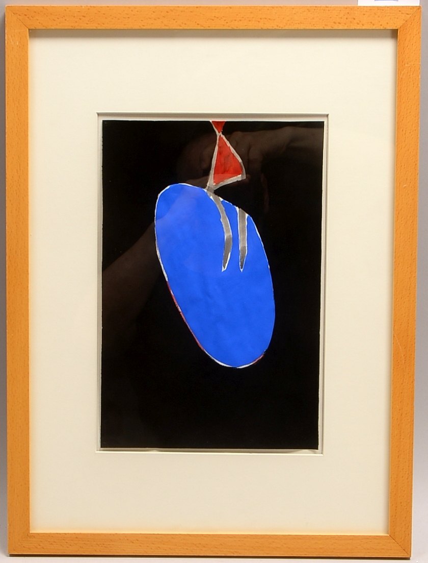 Rainer, Thomas (*1951 Weißenburg), 'Farbkompos.', Mischtechnik/Papier, unsign.