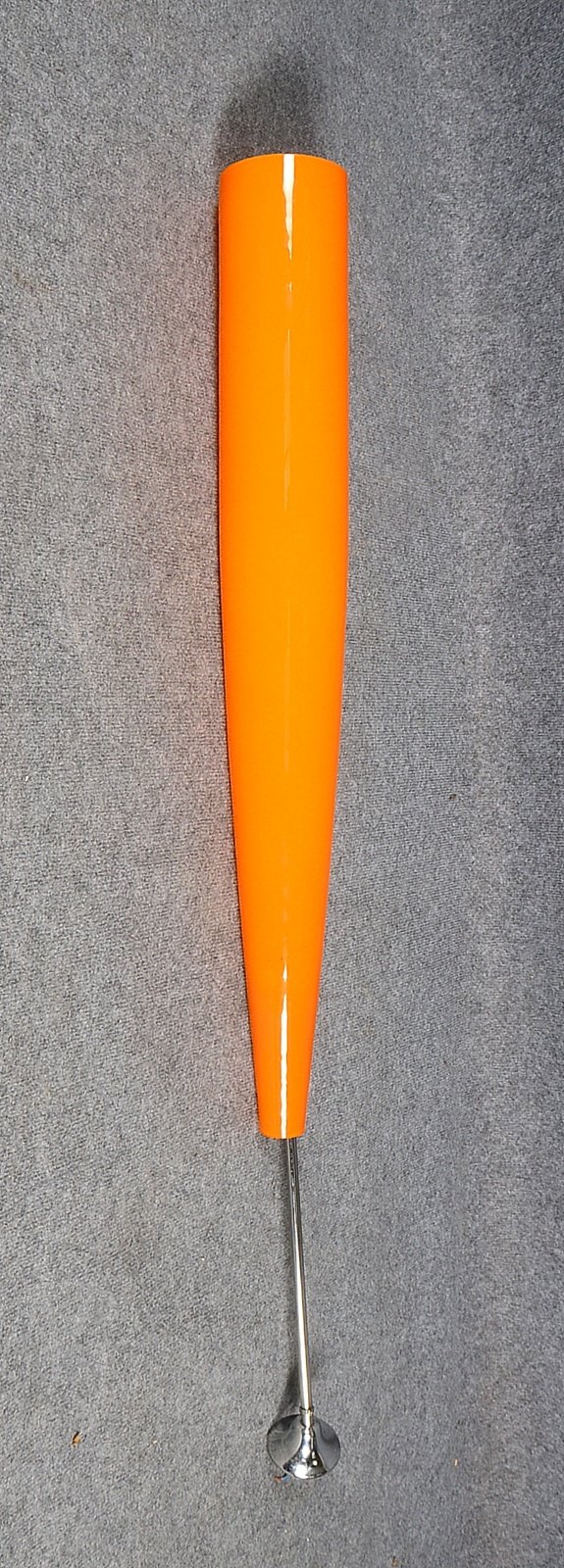 Vistosi (Murano) zugeschr., Deckenlampe, Metall und Glas, Entw. wohl A. Pianon