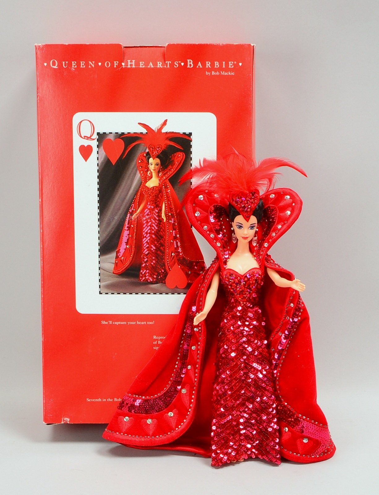 Mattel, original Barbie-Puppe ('Bob Mackie'-Collection), 'Queen of Hearts', OVP