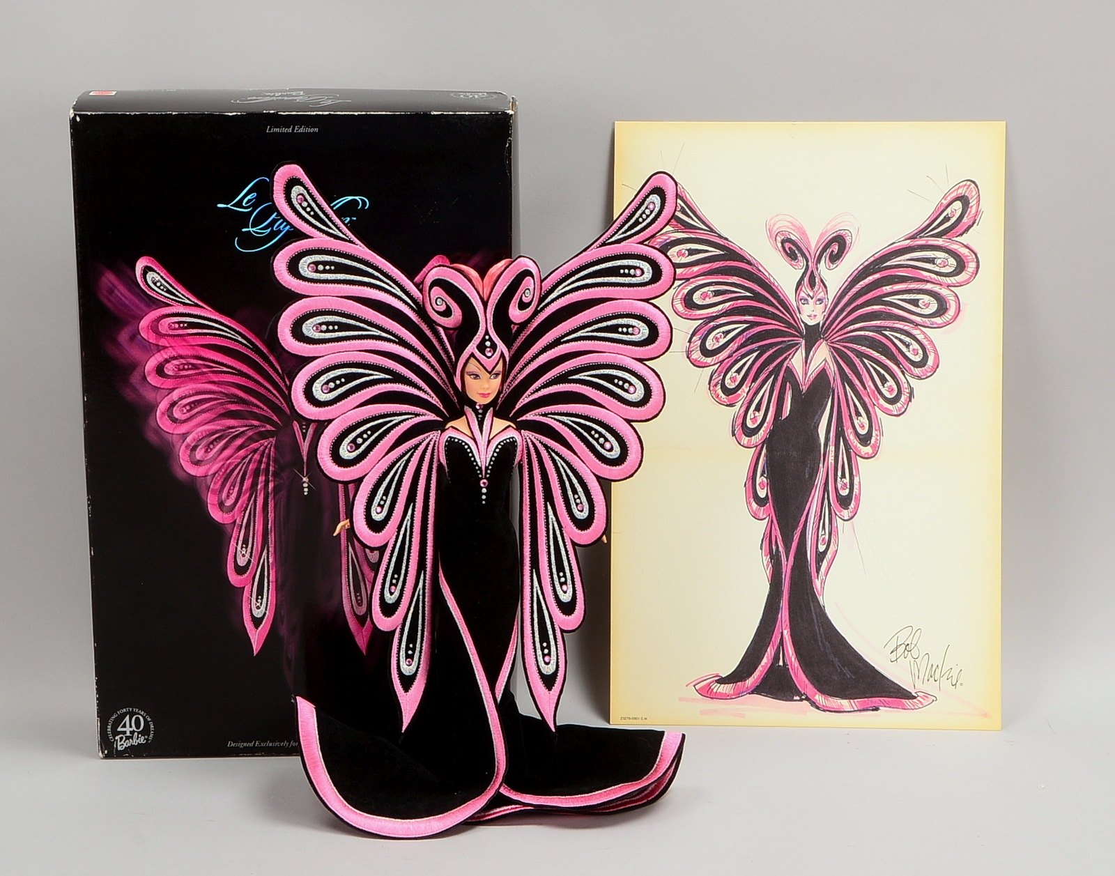 Mattel, original Barbie-Puppe ('Bob Mackie'-Collection), 'Le Papillon', OVP