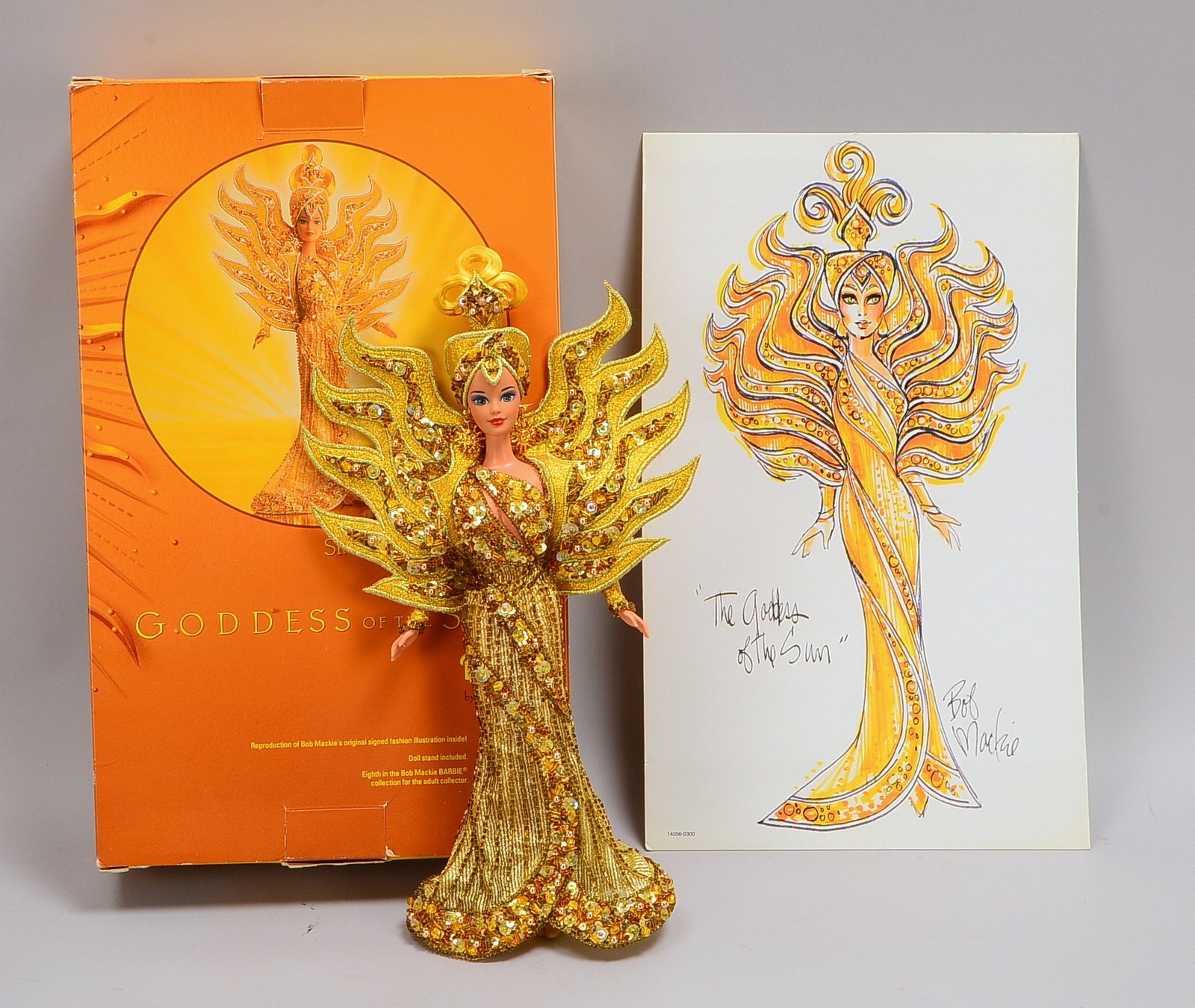Mattel, original Barbie-Puppe ('Bob Mackie'-Collection), 'Goddess of the Sun', OVP