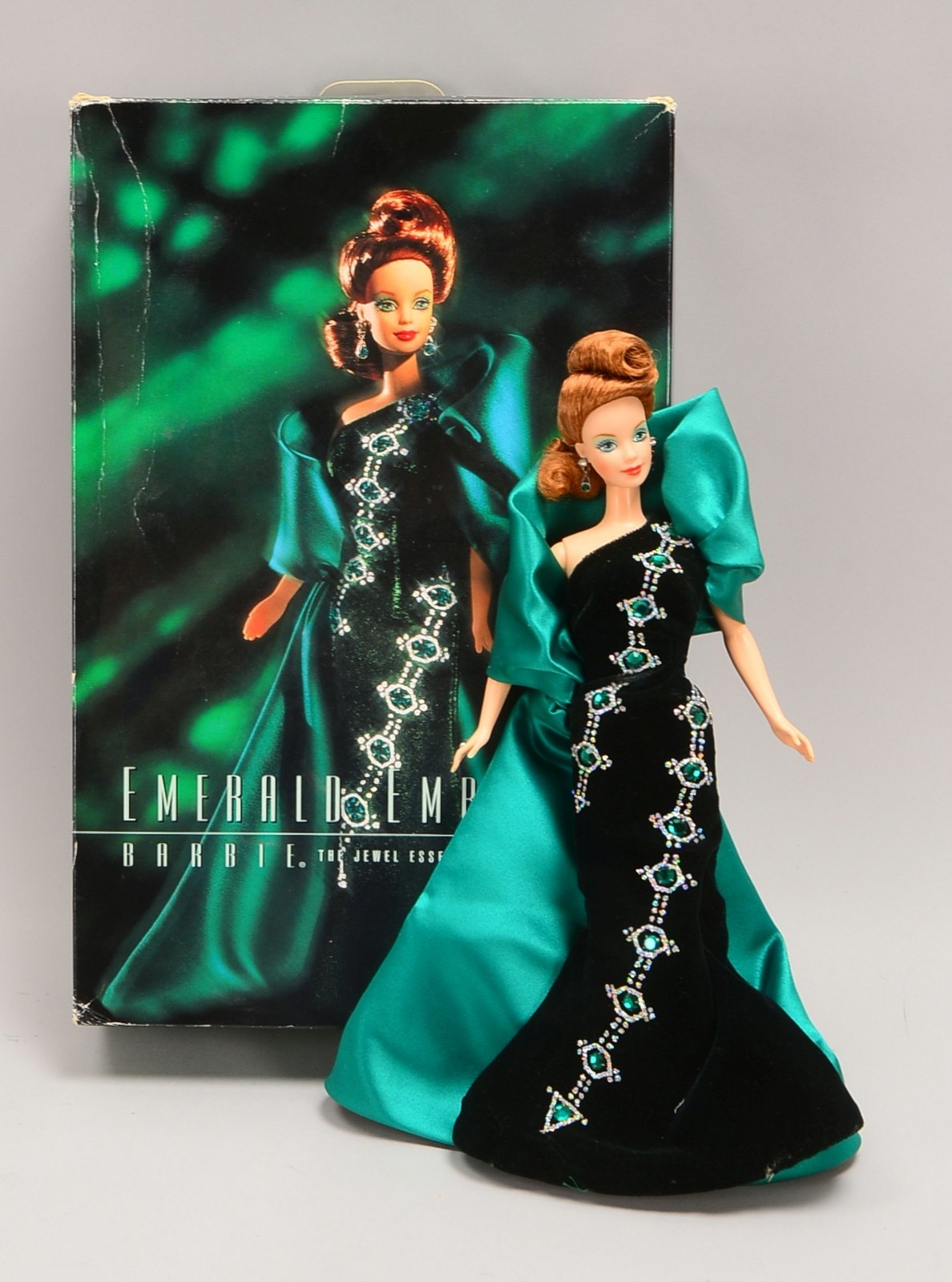 Mattel, original Barbie-Puppe ('Bob Mackie'-Collection), 'Emerald Embers', OVP