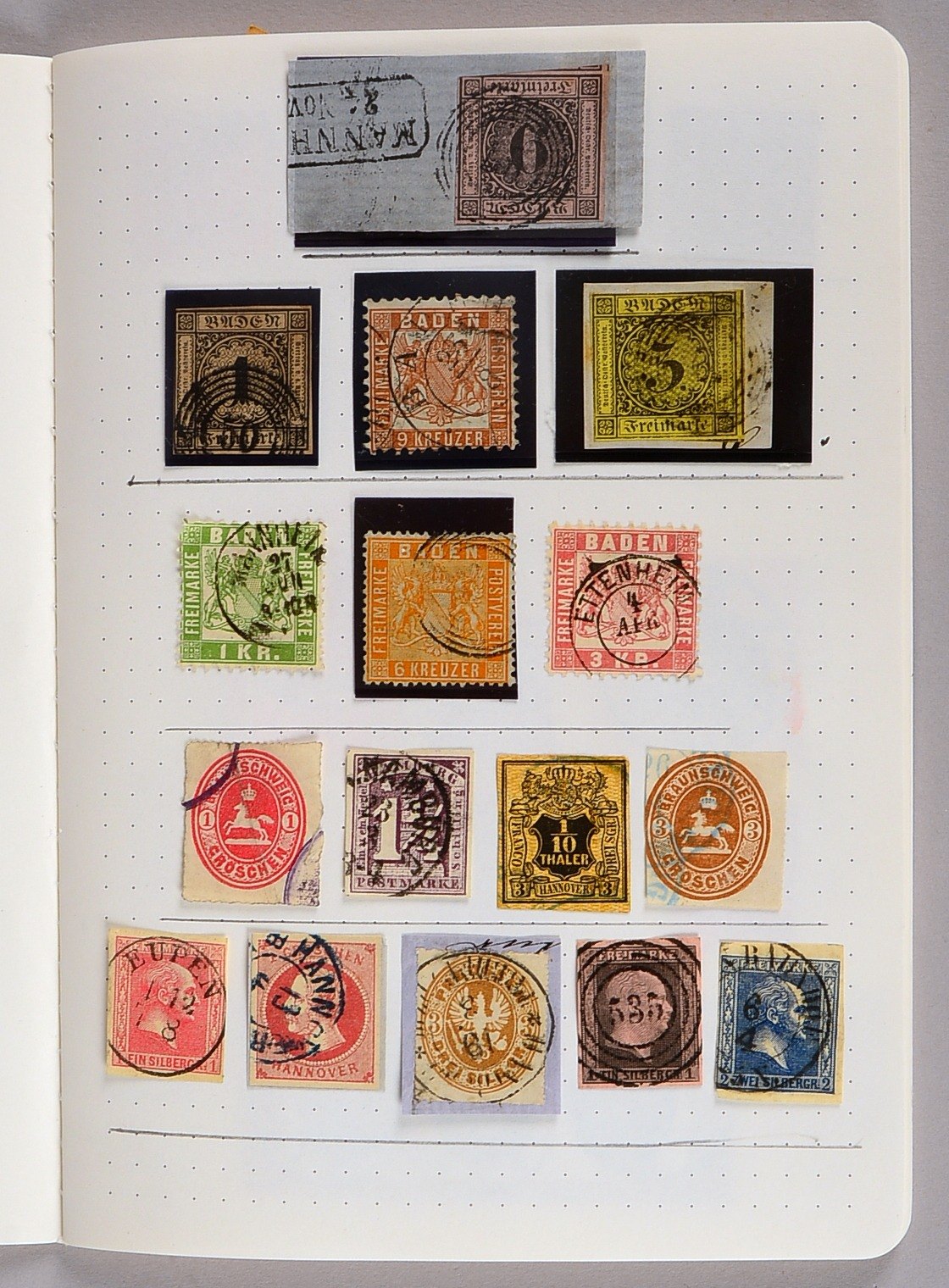 Briefmarken: überw. 'Deutschland', dazu 'Österreich', und intessante Ausg. 'Ceylon'