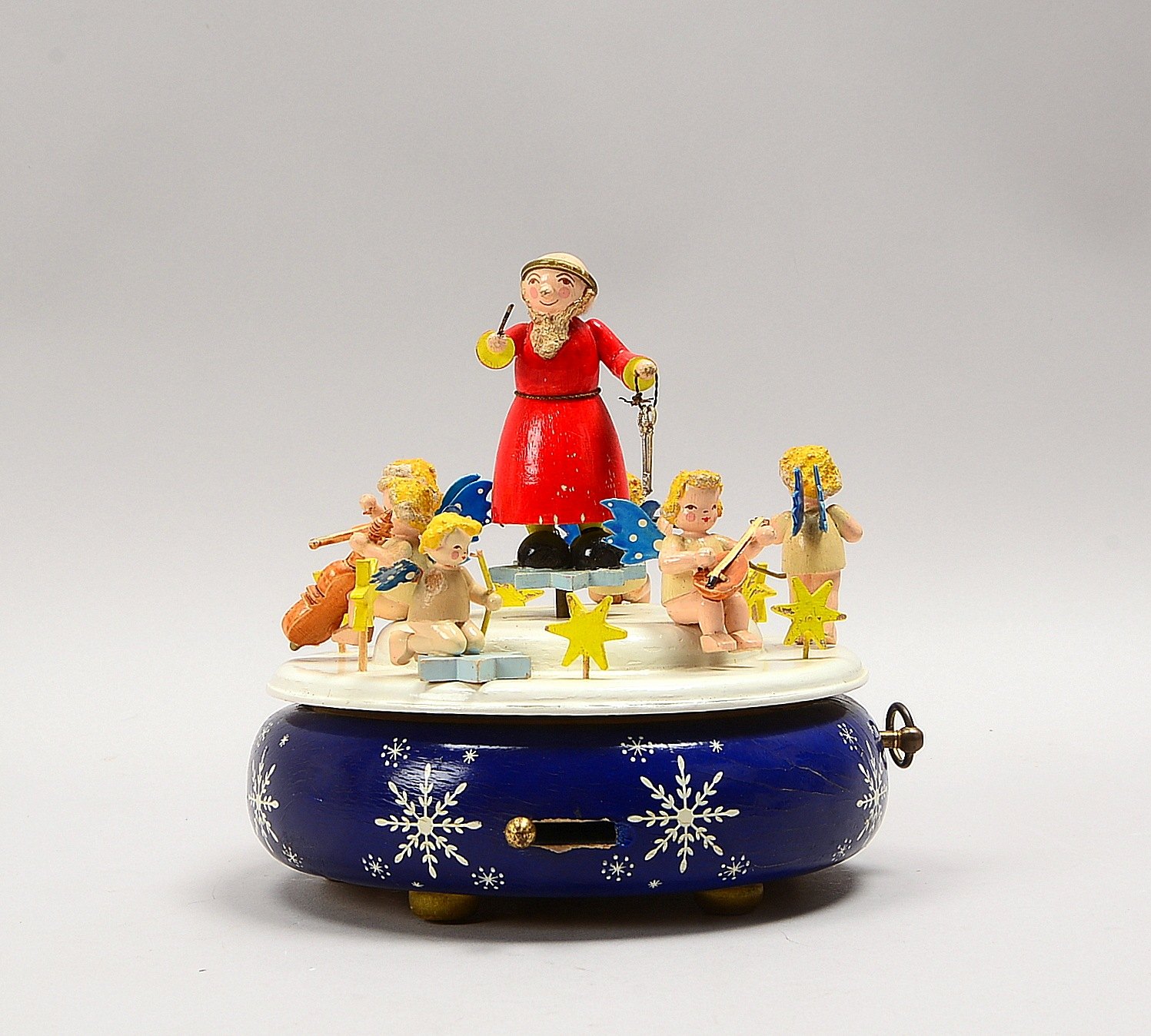 Steinbach/Erzgebirge, antike Spieluhr/Spieldose, 'Unterm Tannebaum', Reuge-Werk