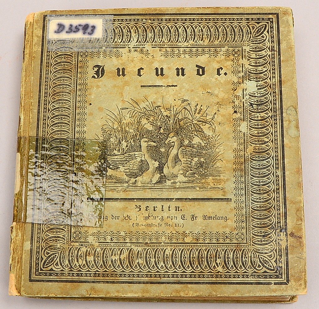 Wilmsen, F.P., Band: 'Jucunde. Vierzig neue Erzählungen...', mit kol. Grafiken (1827)