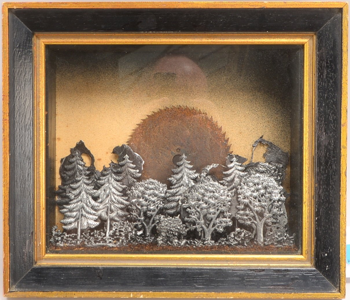 Kühn, Volker (1948 Neuenkirchen - 2023 Lilienthal), 'Sonnig', Mixed media-Diorama