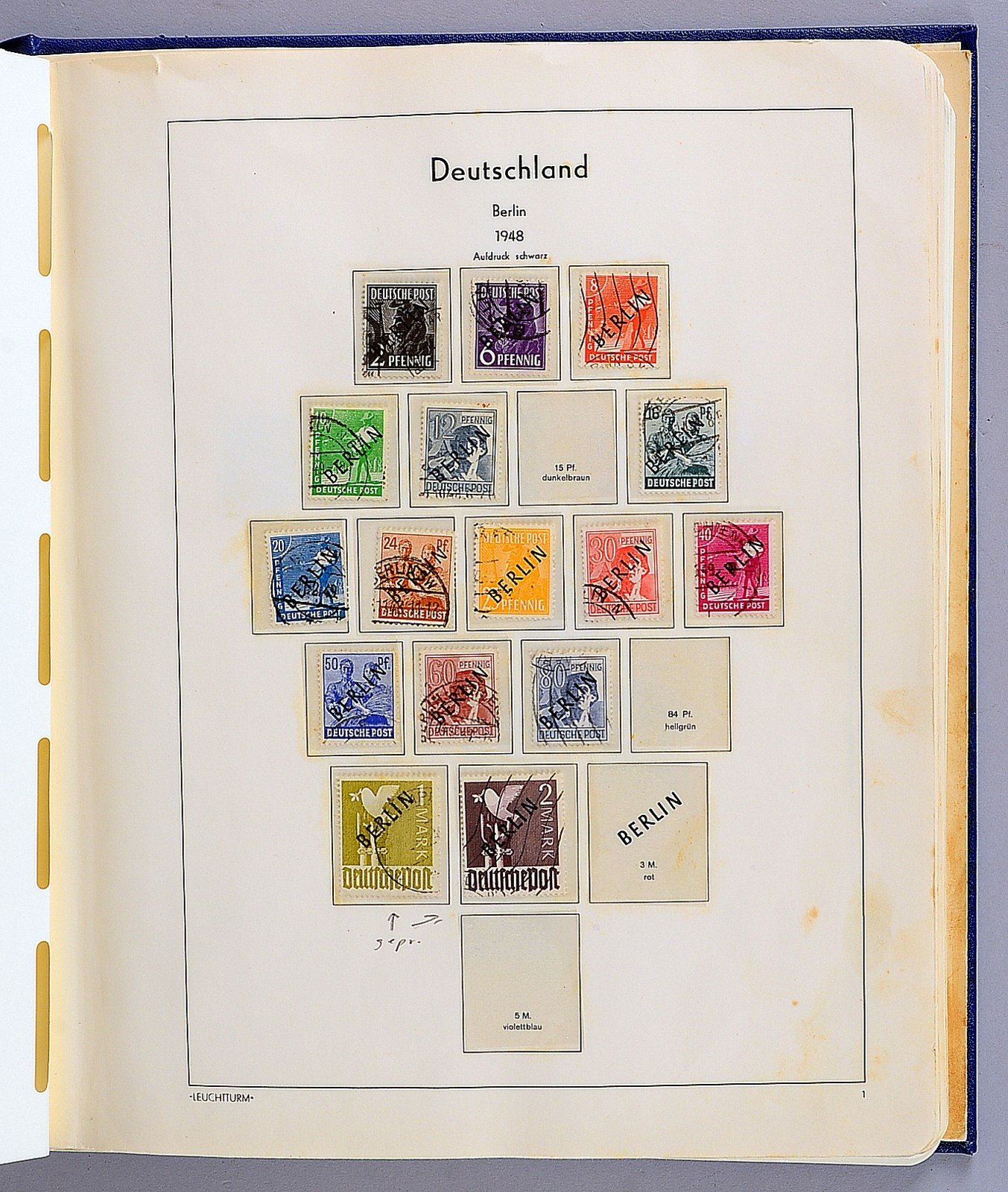 Briefmarken ('Berlin'), 1948 - 1990: gestempelt (Michel: EUR 5.100,-)