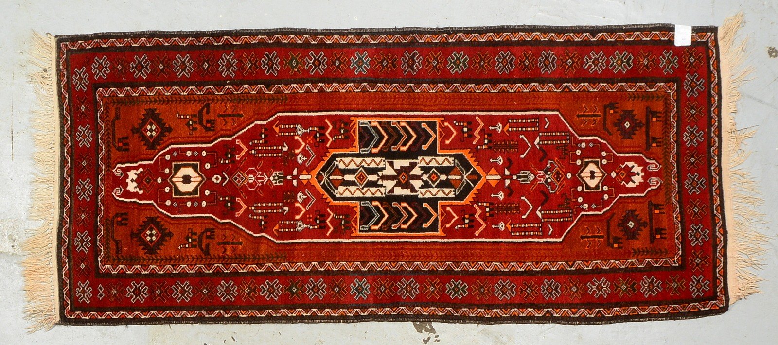 Belutsch-Brücke/Orientgalerie, Flor in gutem Zustand; Maße 215 x 96 cm