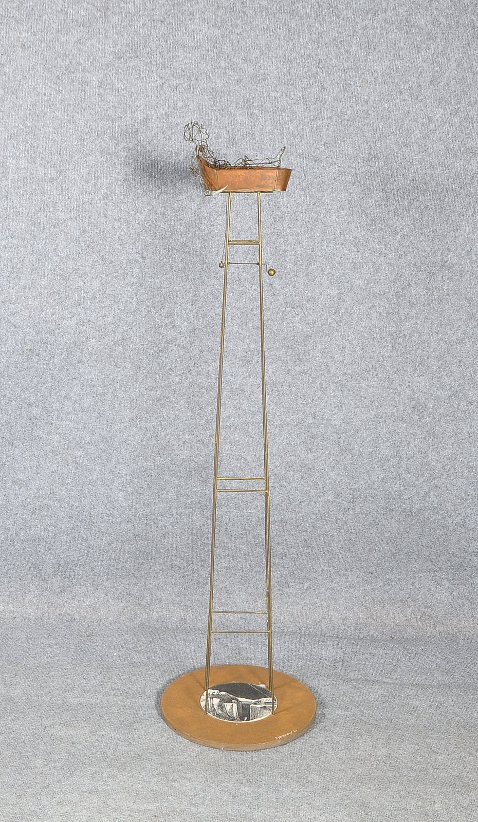 Chedburn, James (*1957 Kuala Lumpur), kinetische Skulptur, 'Der Badende', signiert