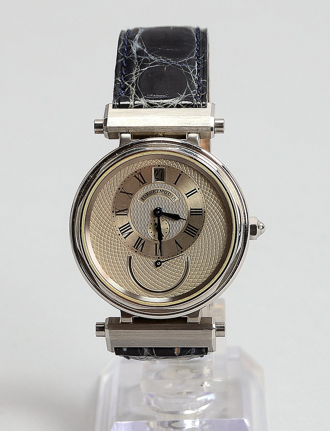 HAU Forget, 'G 015', Automatik, Edelstahl-Geh./mit Glasboden - 2x Armb.