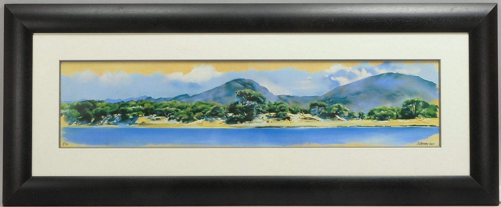 Gasser, Daniel (*1948 Mulhaus/Elsass), 'Kreta', Offsetdruck, Aufl. '8/90', sign./dat.