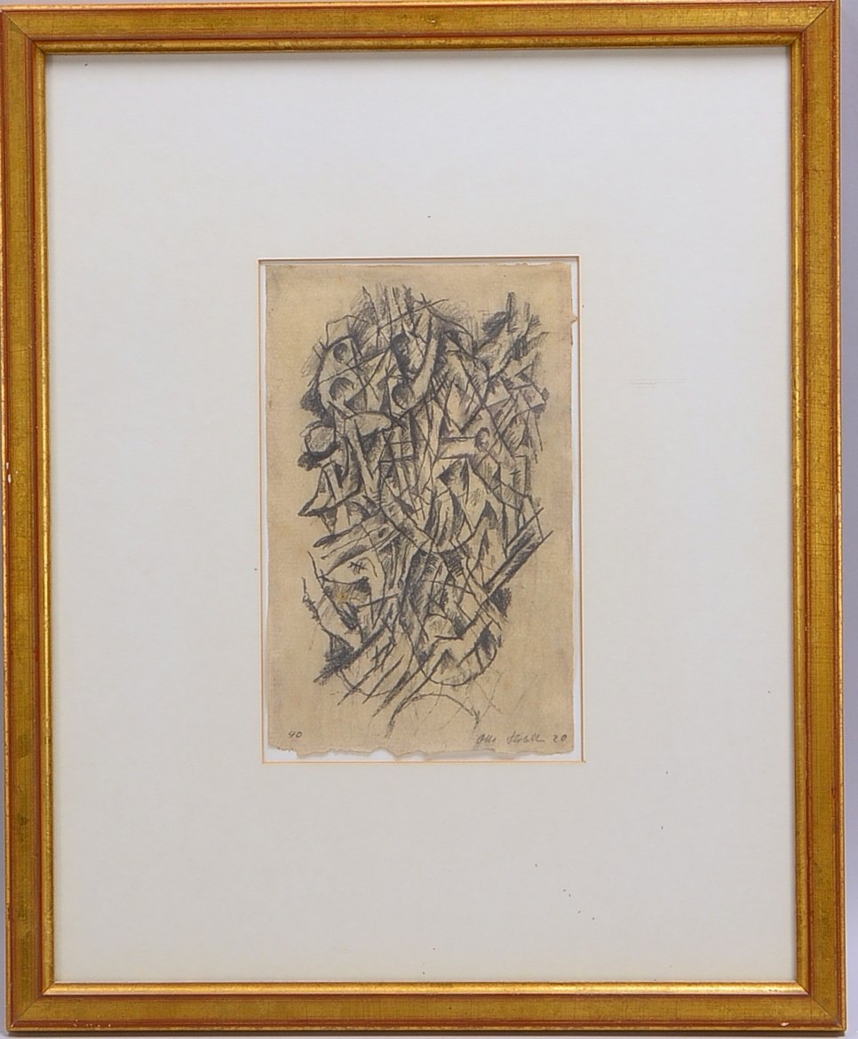 Hohlt, Otto (1889 - 1960), 'O.T.', Bleistiftzeichnung, sign./dat. (19)'20'