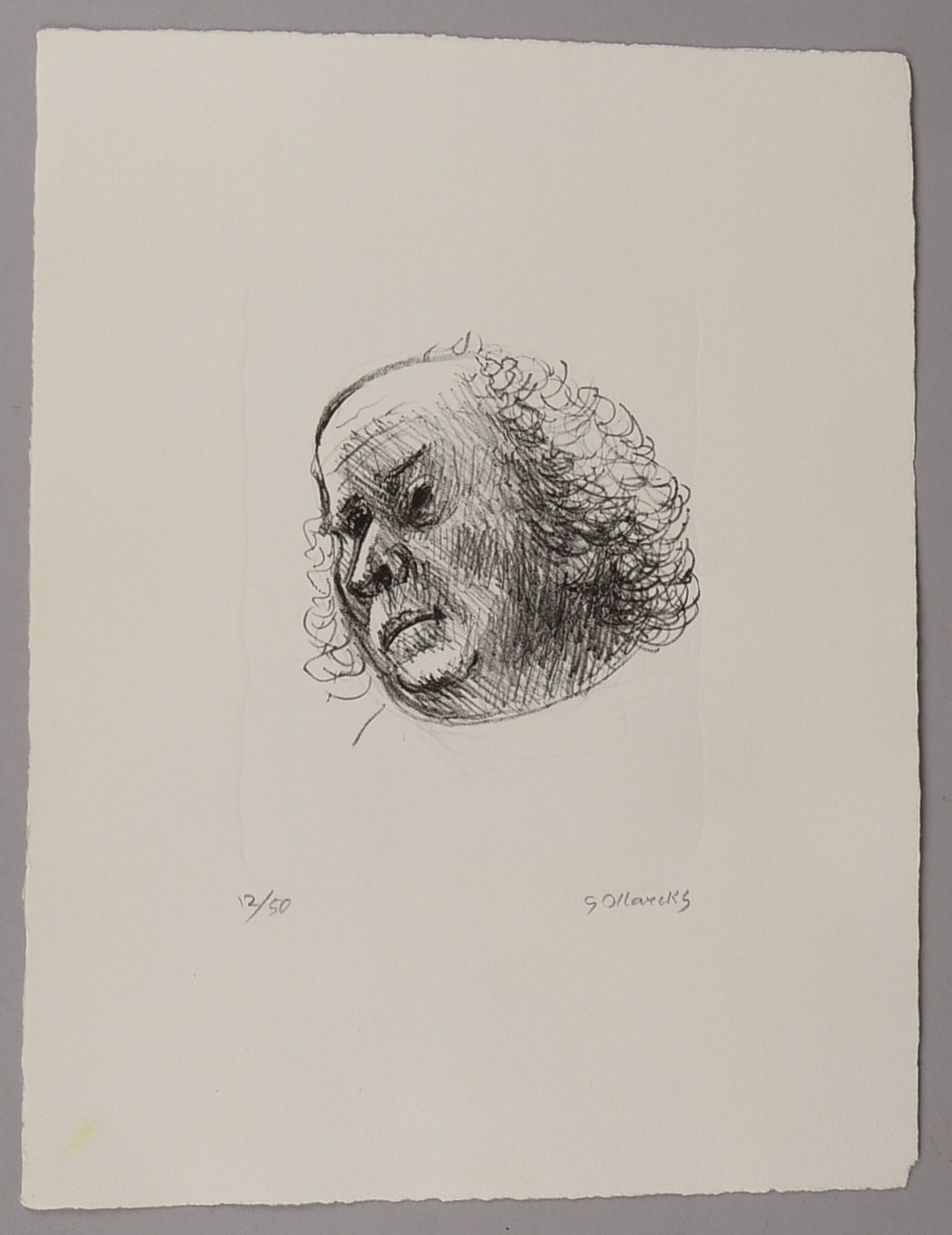 Marcks, G., 'Kurt Wolf von Borries', Lithogr., Aufl. 50 sign. Exemplare, sign./dat.