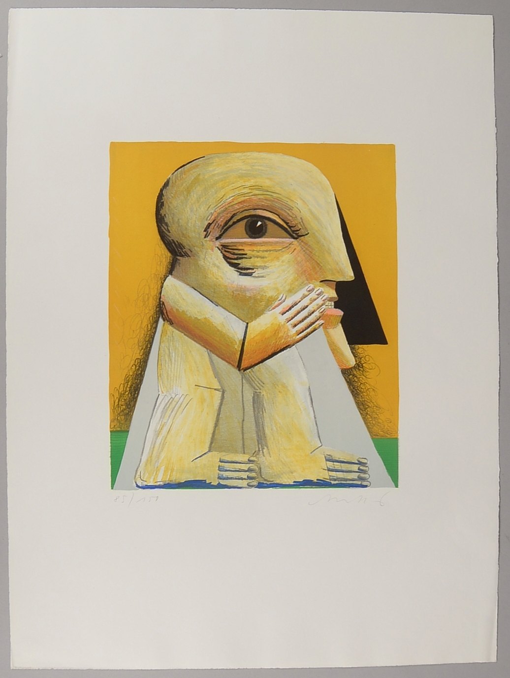 Antes, Horst, Farblithografie, Aufl. 150 Exemplare, handsign./numm., mit Trockenstempel