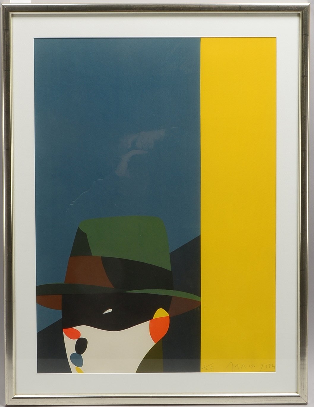 Arroyo, Eduardo, 'The whole city talks about it', Farblithografie, Aufl. '1/75', sign./dat.