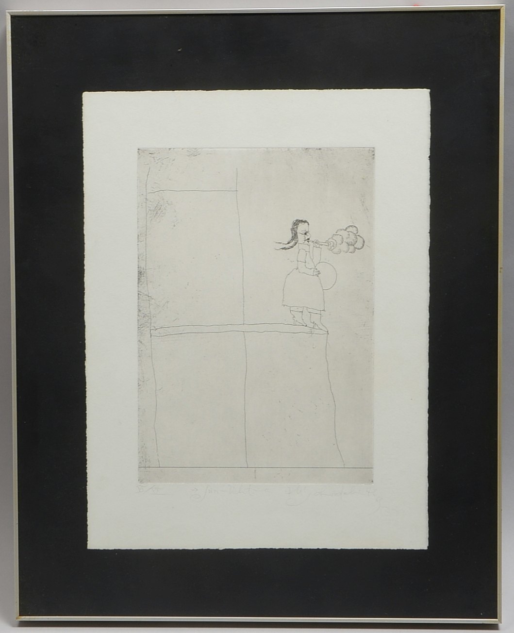 Schindehütte, Albert, 'Sun-Licht', bet./sign., Rad., numm. 'VI/XI'; Rahmenmaße 50 x 40 cm