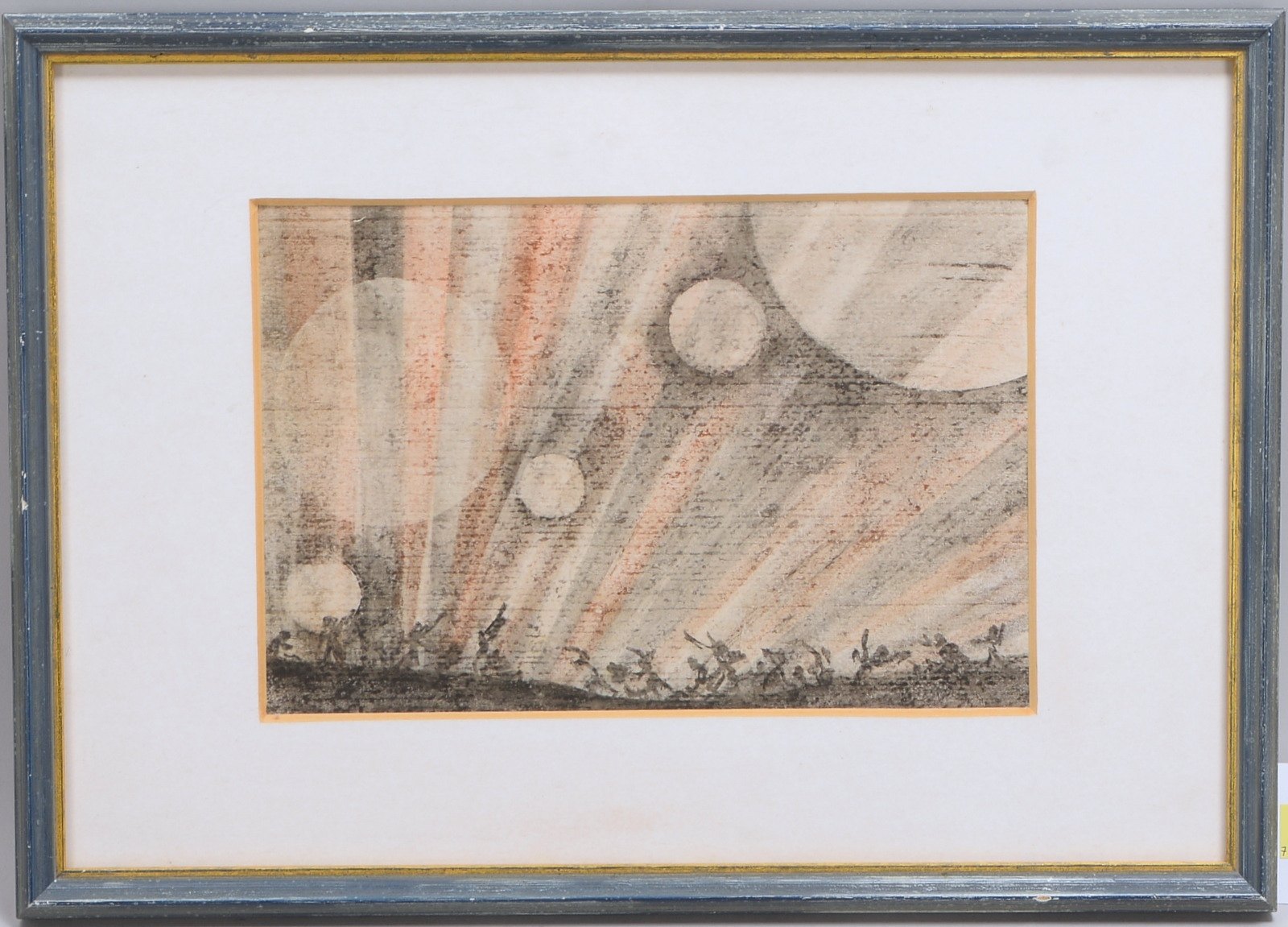 Wladimirowna, Olga (zugeschr.), 'Apokalypse', Zeichnung, verso kyrillisch sign./bez., ger.