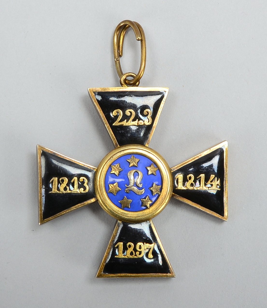 'Luisen-Orden' (Preußen, um 1890), Silber/verg. und emaill. - seltenes Stück!; Gew. 58,50 g