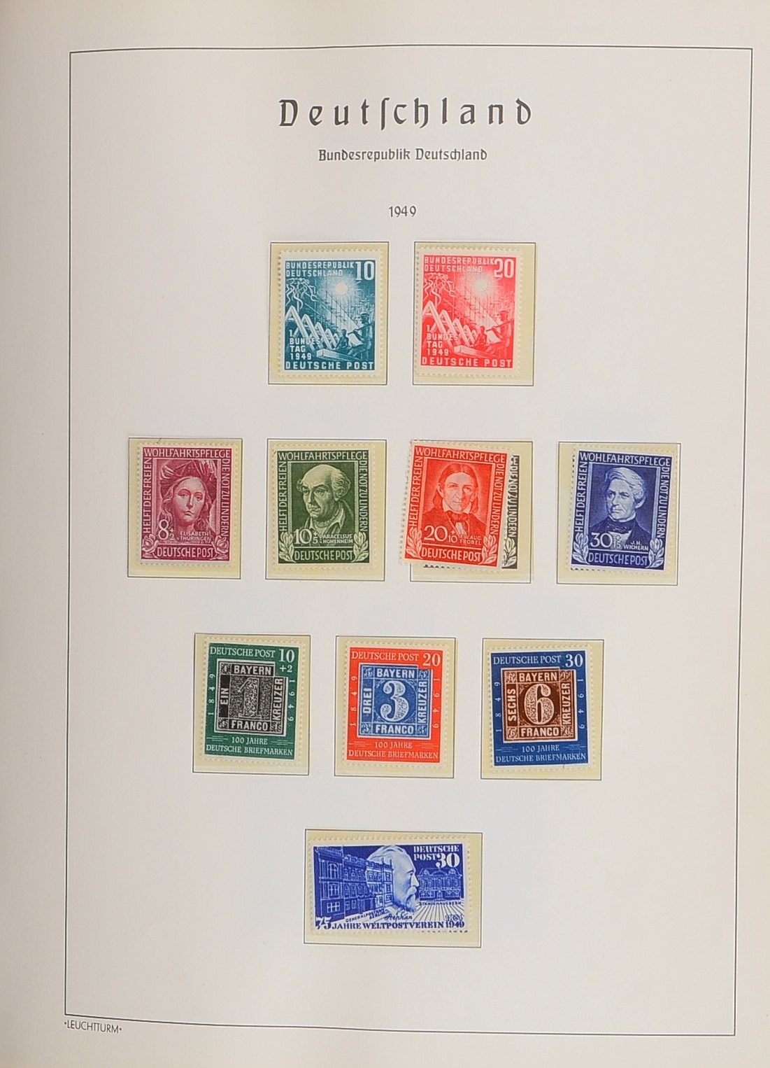 Briefmarkensammlung, 1949 - 1981: 'Bund', postfrisch (Michel ca. EUR 4.500,-)