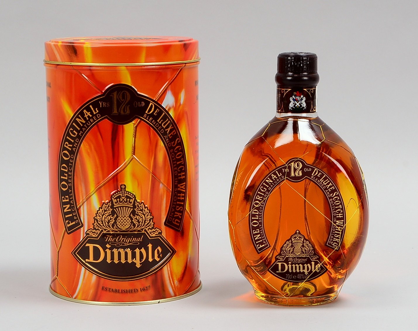 Sammler-Whisky, 1 Fl. Single Malt, 'Dimple', 40% vol.; 70 cl - in OVP