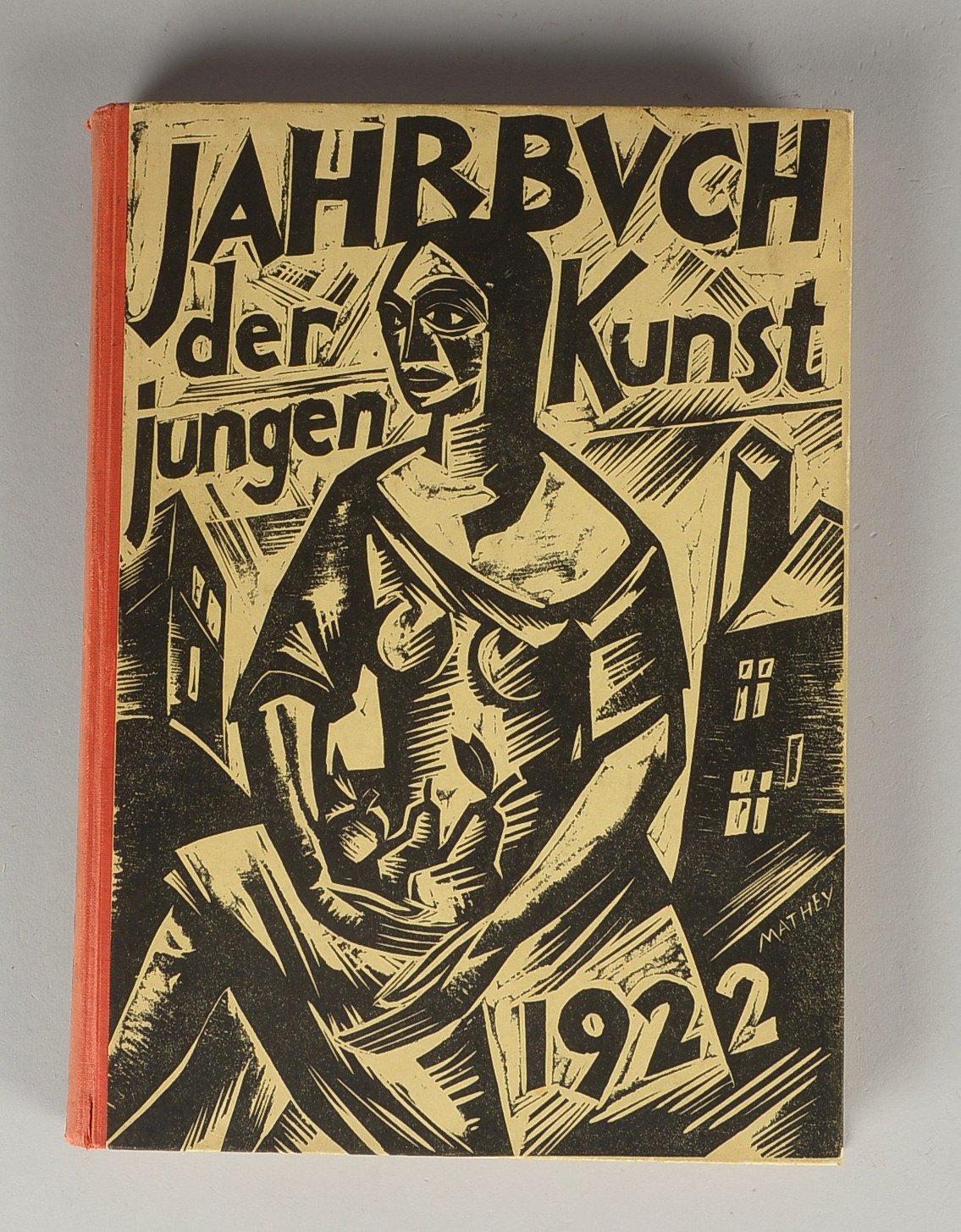 'Jahrbuch der jungen Kunst 1922', mit orig. Max Beckmann-Lithografie, 'Liebespaar'