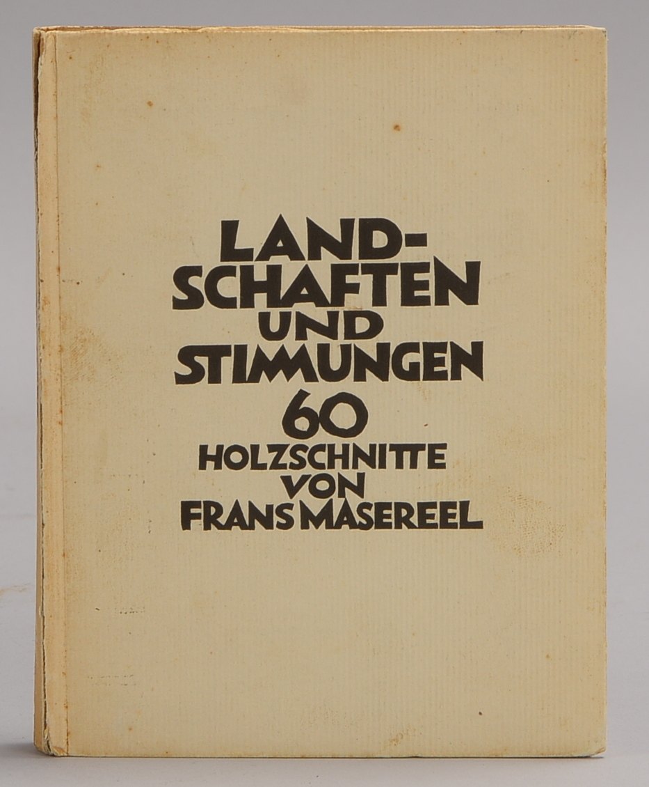 'Landschaften und Stimmungen - Frans Masereel', Band mit 60x Holzschnitten (1929)