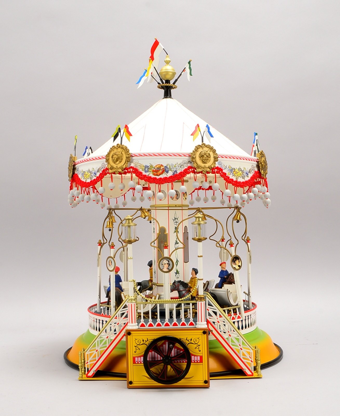 Märklin-Modellkarussell, '16121', manueller Kurbelantrieb für Aufbau/Musikwerk
