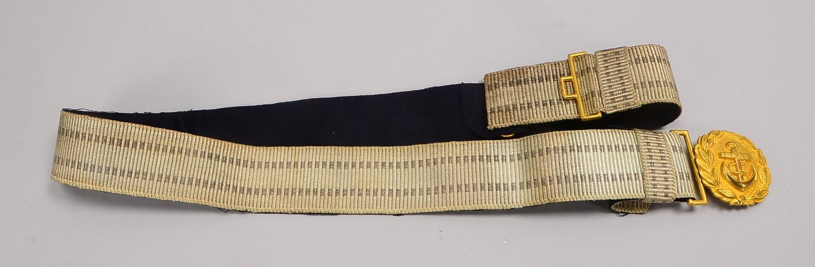 Militaria-Sammleraccessoire (Kriegsmarine, I. WK): Gürtel für Offiziere