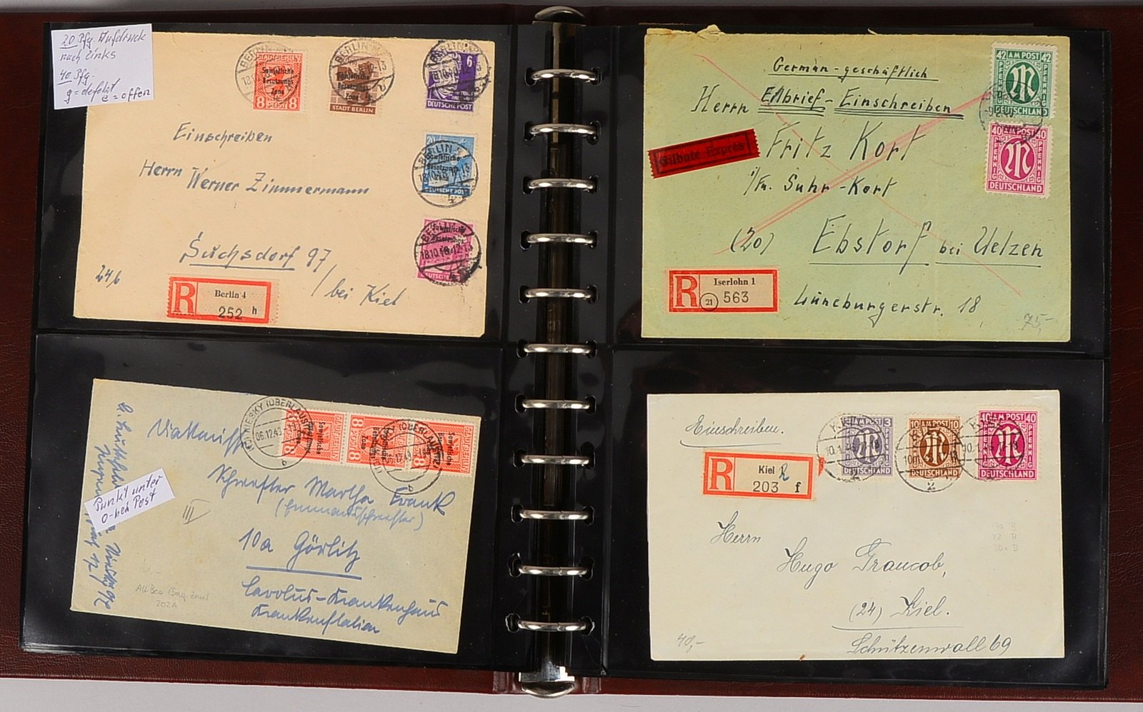 Briefmarken (II. WK, 'Deutsches Reich'): 'BRD' und früher, Ganzsachen und Postkarten