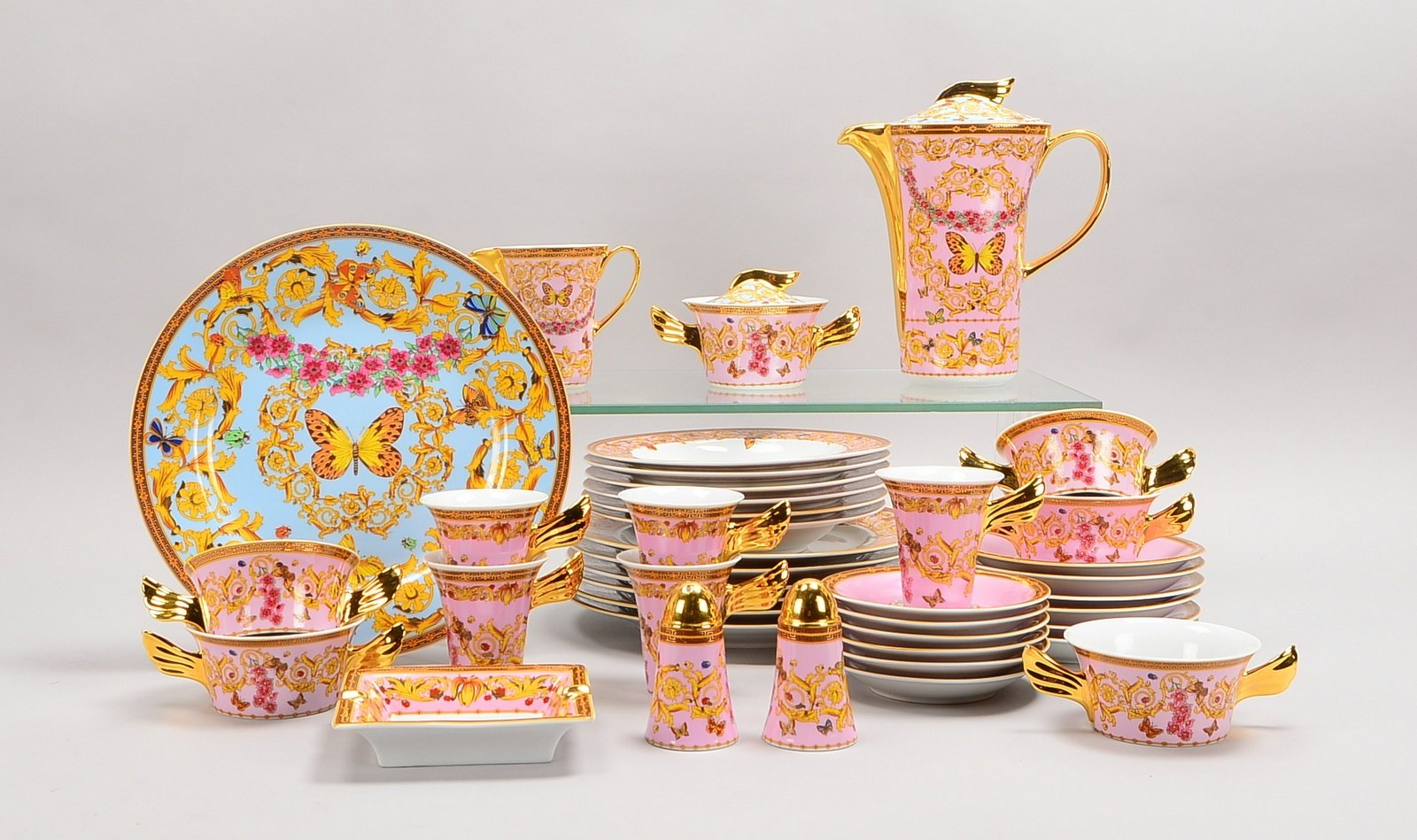 Rosenthal meets Versace-Service, Ikarus/Le Jardin de Versace, Entwurf: P. Wunderlich