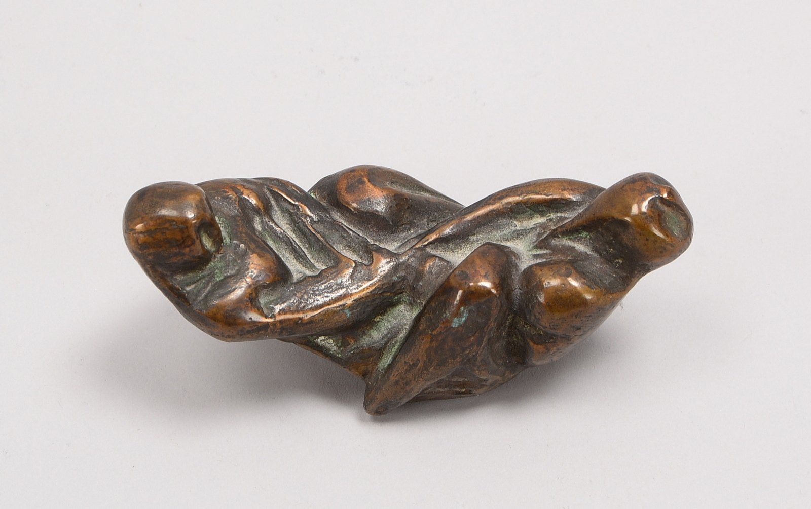 Hanke-Förster, Ursula, Bronzefigur, Schaukel, Auflage: 100; Maße 7 x 13 x 6 cm