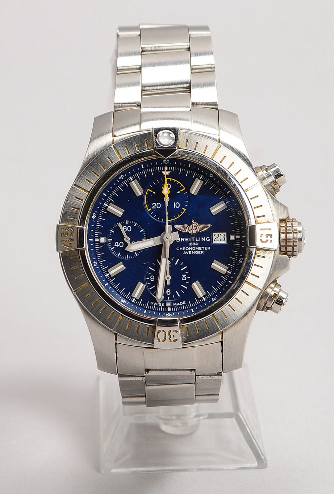HAU Breitling Avenger II, Autom., Edelstahl-Geh./Armb., Ref.-Nr. A13317, OVP