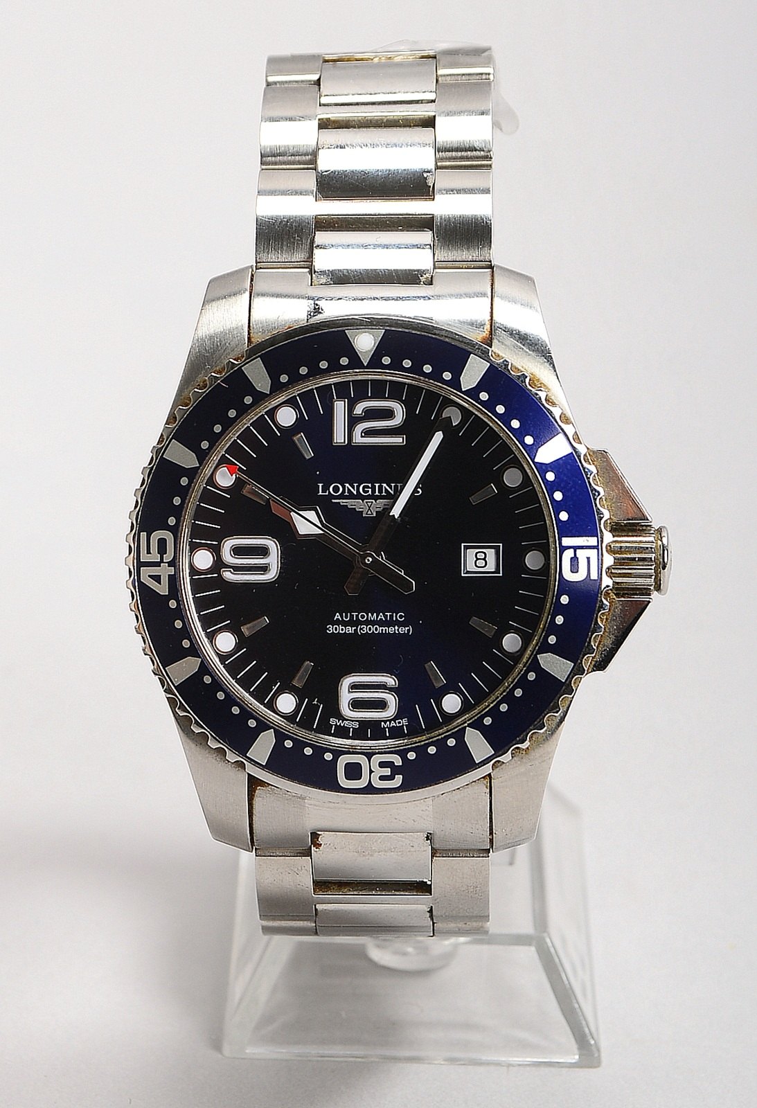HAU Long. Hydro Conquest, Autom., Edelst., Ref.-Nr. L38414; Ø 44 mm - Full Set!