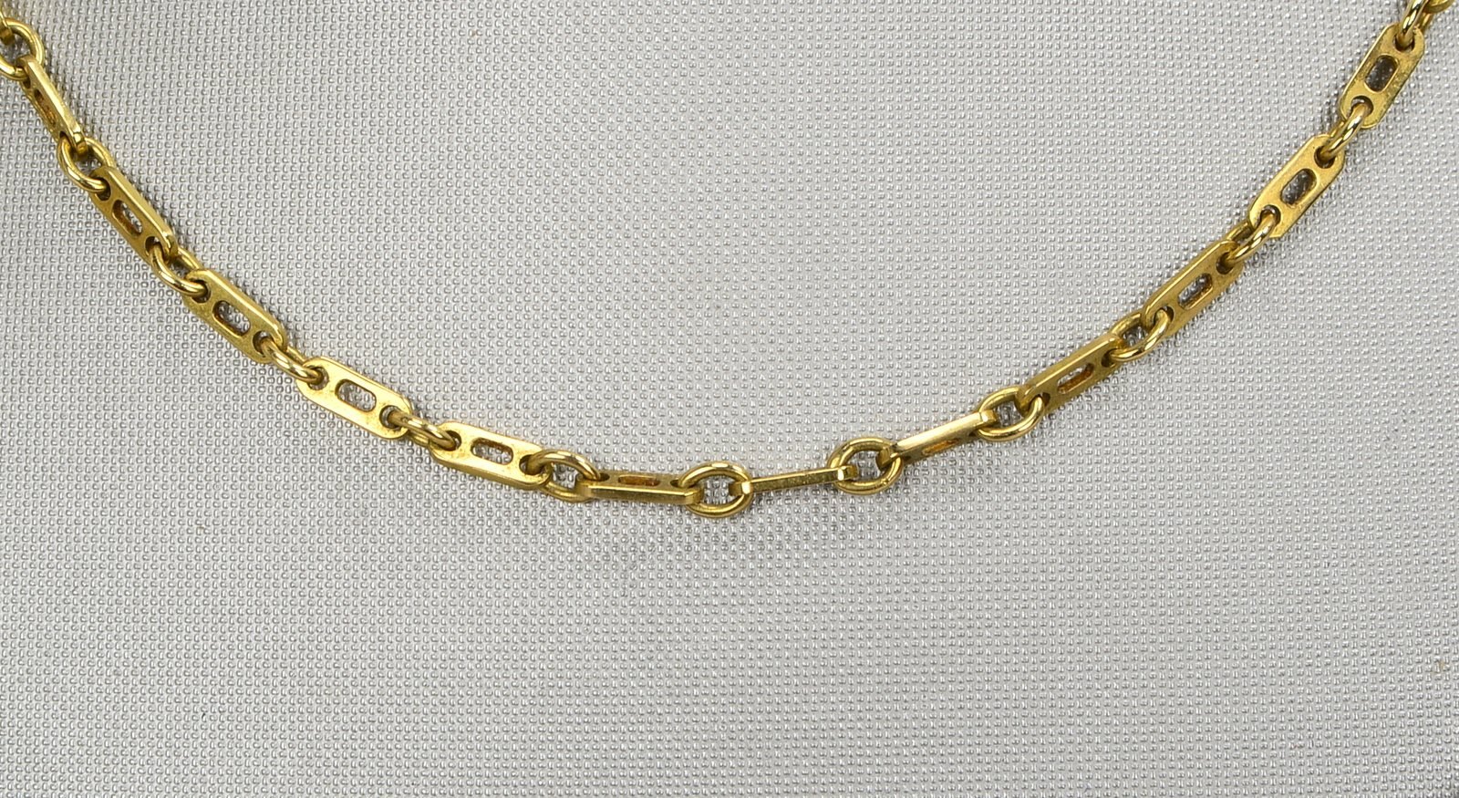 Ankerkette, 333 GG (gest.), Karabinerschließe; Länge 49 cm, Gewicht 13 g