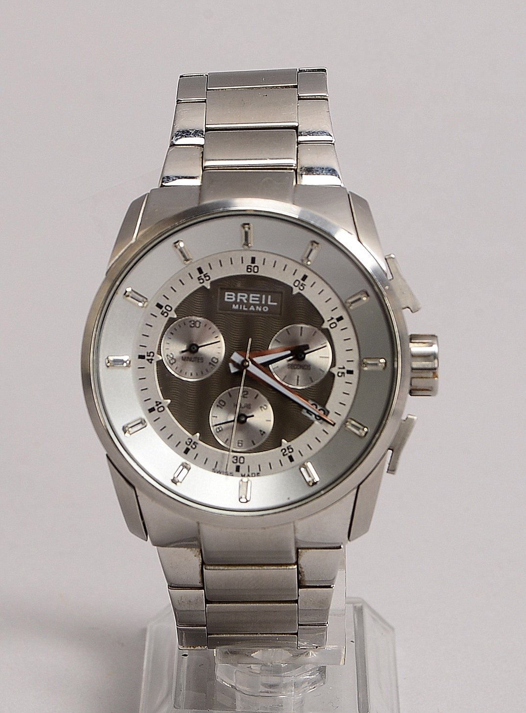 HAU/Chronograph (Mailand), Breil, Quarz, Edelstahl-Geh./Armband; Ø 40 mm