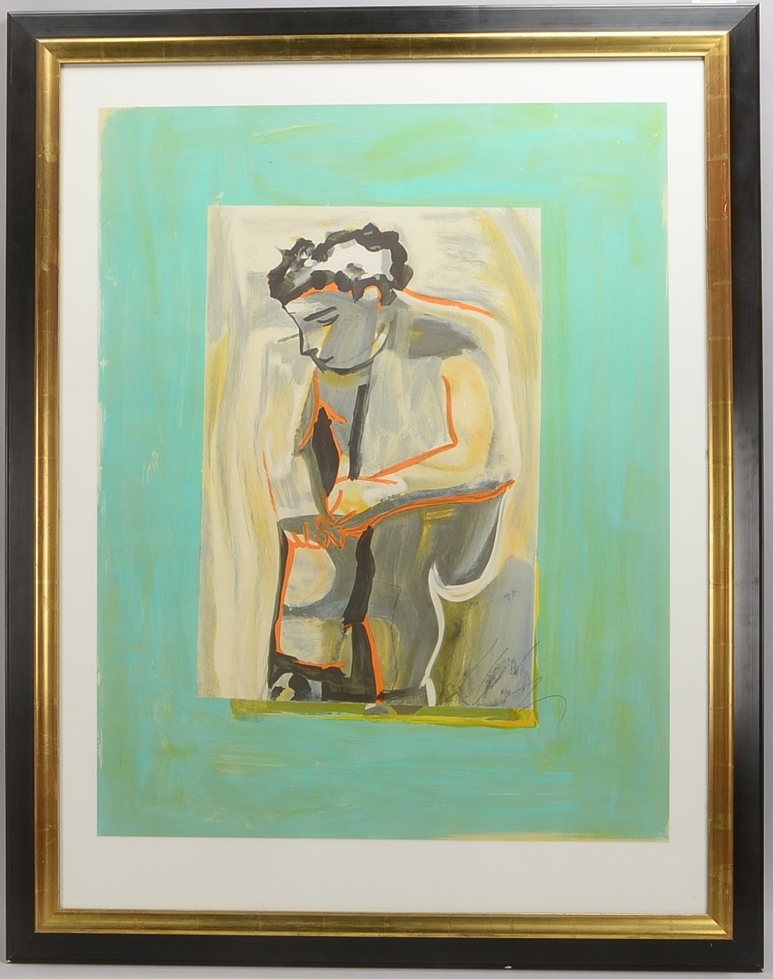 Chia, Sandro, Liberté, Farblithografie, 33/75, sign., hinter Glas; RM 117,5 x 92,5 cm