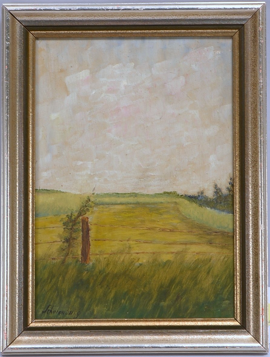 Schulenburg, Paul, Gemälde, Öl auf Platte/ger., sign.; RM 34 x 26 cm