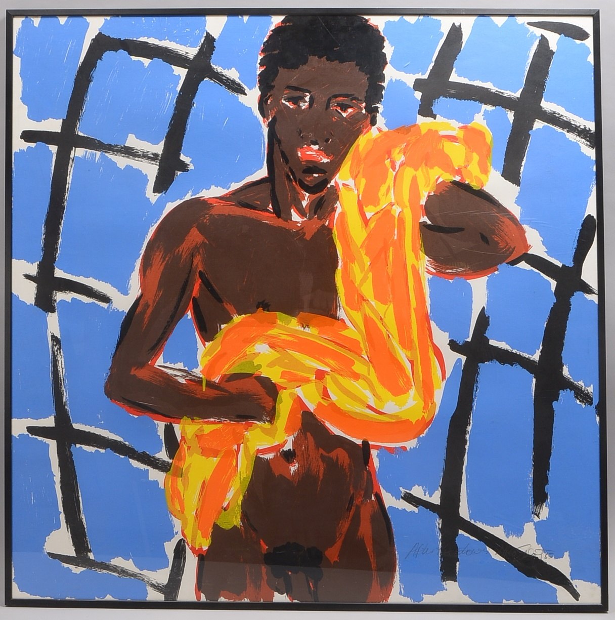 Salomé, After the shower, Farbserigr., numm., bet./sign.; RM 102 x 102 cm