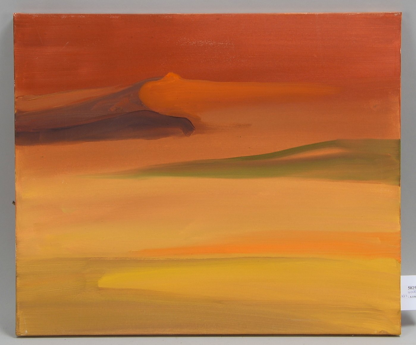 Baumgarte, Ruth, African Landscape, Öl/Lw, verso sign./dat.; BM 50 x 60 cm