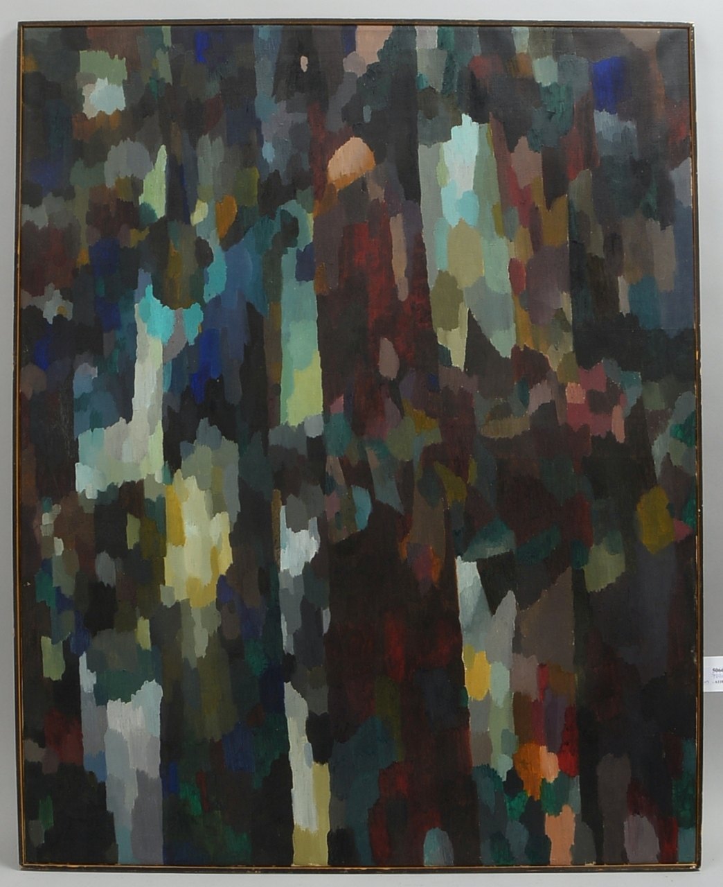 Zöhl, Werner, Stämme im Herbst, Öl/Lw, verso sign./dat.; BM 100 x 80 cm