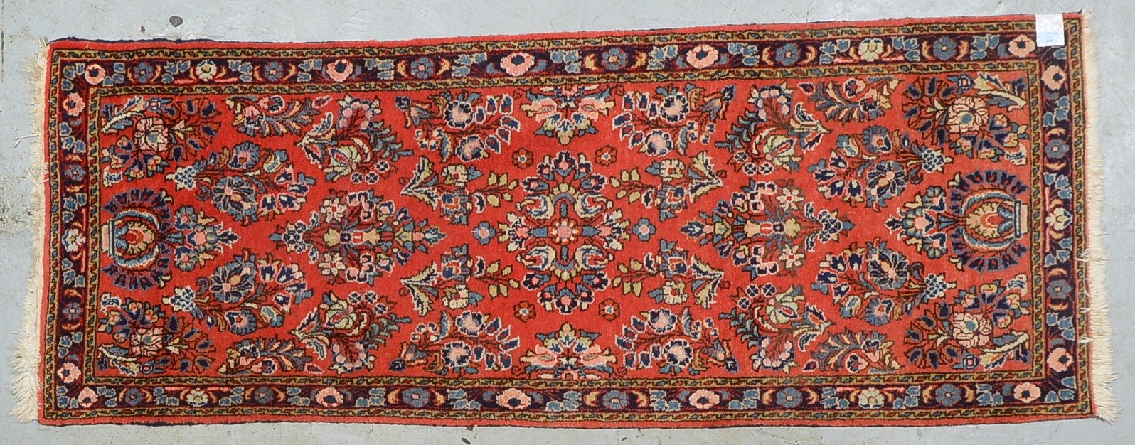 Kleine Sarough-Galerie, feste Knüpfung, Flor in gutem Zustand; Maße 204 x 78 cm