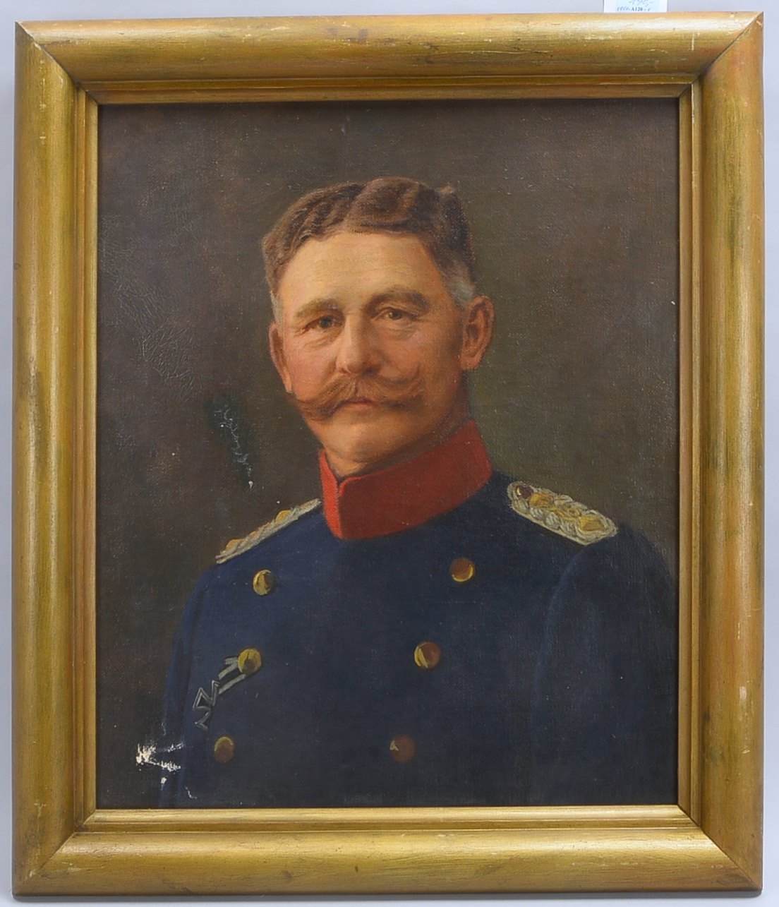 von Roessler, Adalbert (1853 Wiesbaden - 1922 Berlin), 'Militärischer Würdenträger', Öl/Lw, verso mi