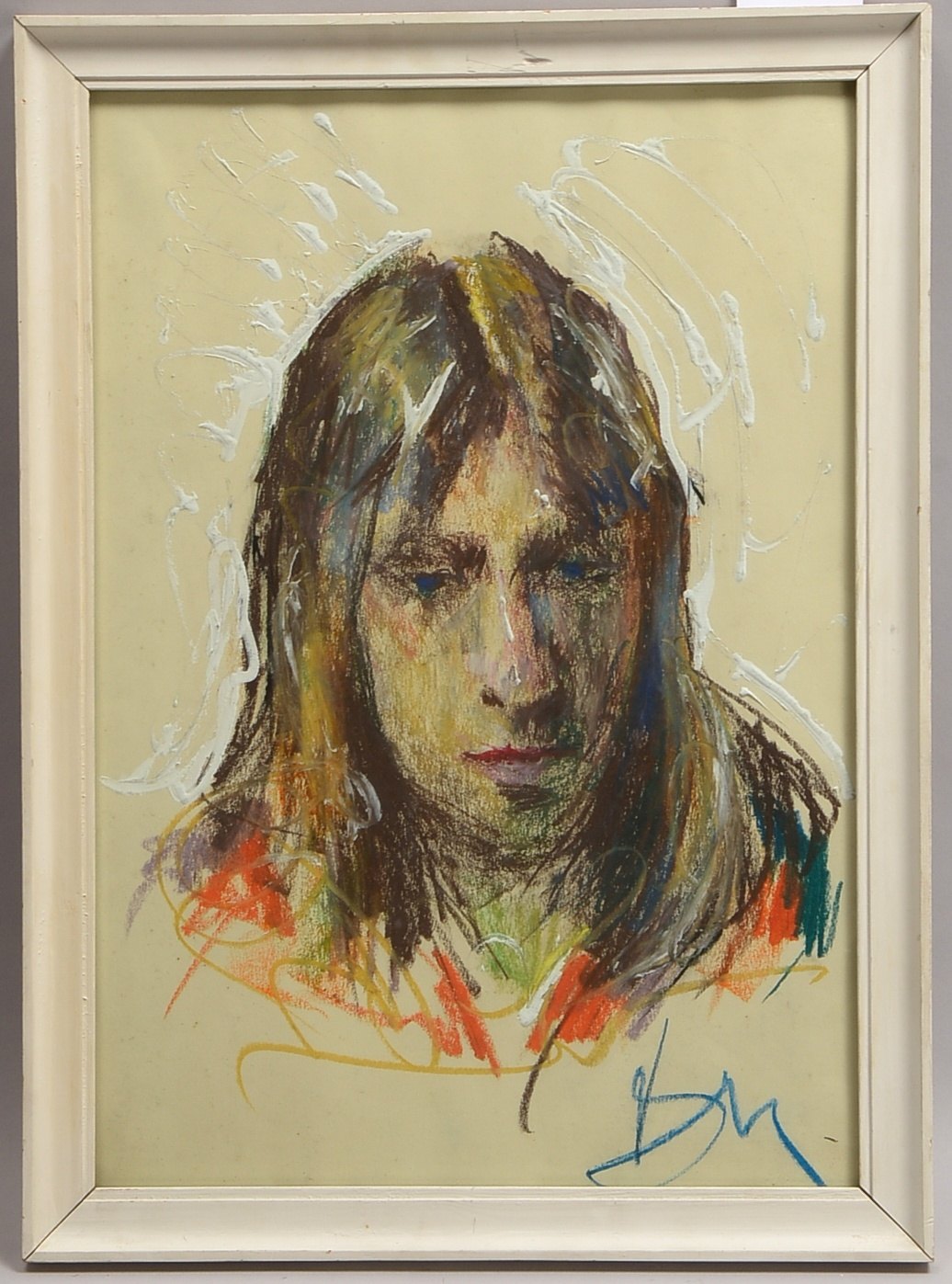 Suchanek, Antoni (1901 Rzenszow - 1982 Gdynia), 'Portrait', Pastell/Tempera auf Papier, unten rechts
