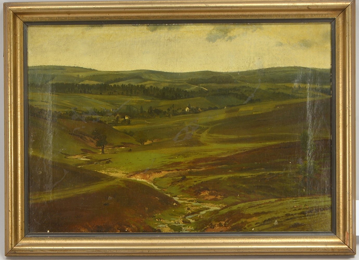 Fourmois, Théodore (1814 Presles - 1871 Ixelles), 'Ardennes-Landschaft', Öl/Lw, unten links si