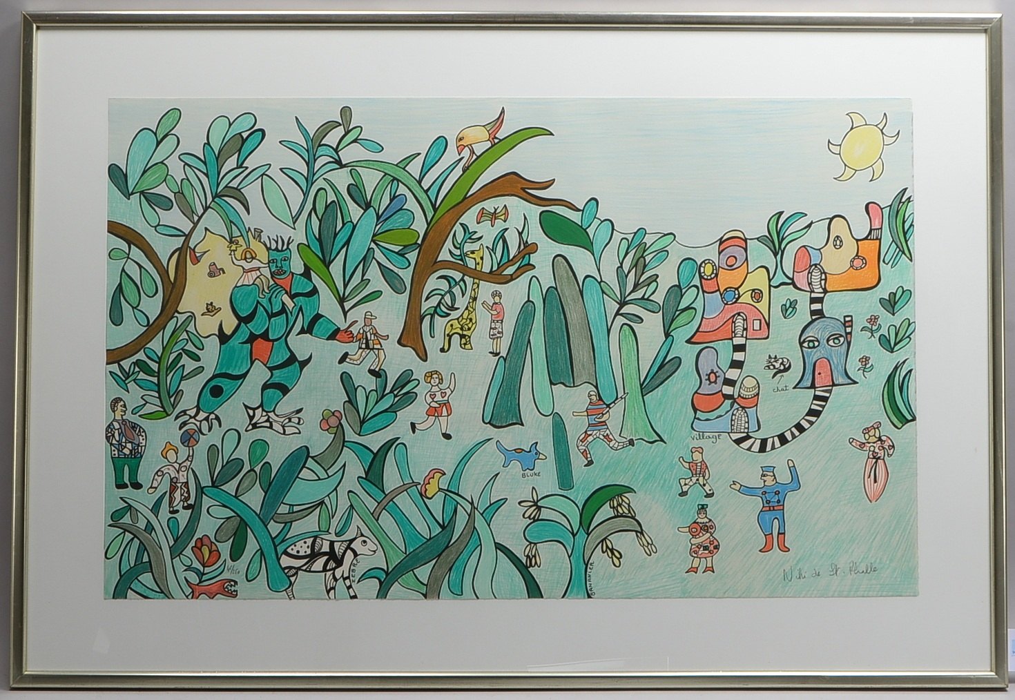 de Saint Phalle, Niki (1930 Neuilly-sur-Seine/Frankreich - 2002 San Diego/Kalifornien), 'Méchant, Mé