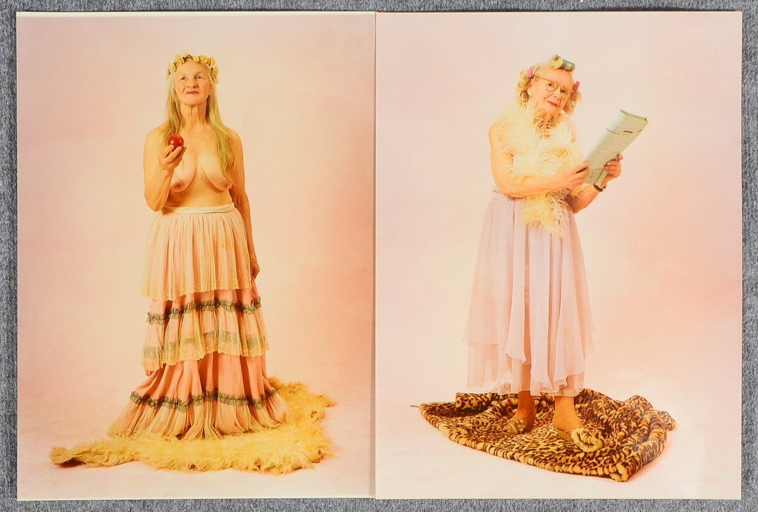 Dott, Sergej Alexander (*1959 Berlin, deutscher Maler/Grafiker und Bildhauer), 2 Fotografien, 'Zwei