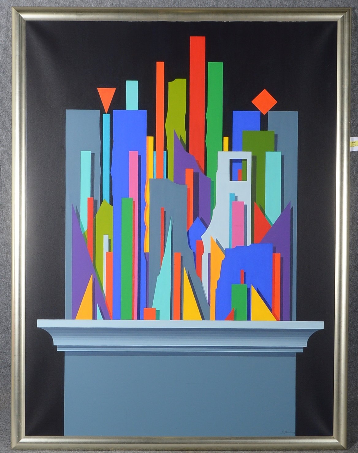 Kühn, Volker, Altar der Farben, Acryl/Leinwand; BM 160 x 120 cm, RM 170 x 130 cm