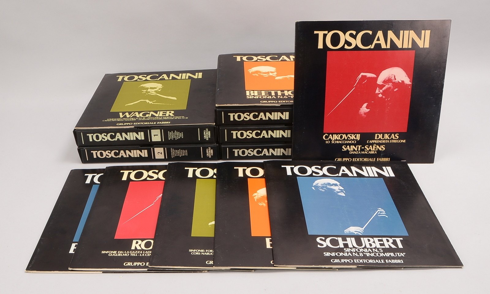 Toscanini, Arturo (1867 Parma - 1957 New York, italienischer Dirigent), große Schallplattensammlung